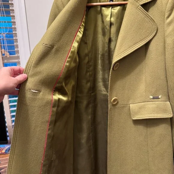 Projek Raw Green Wool Overcoat | Size Medium | EUC - Picture 5 of 8